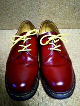 【Dr.MARTENS】ドクターマーチン 英国製 VINTAGE 1461Z 3ホールシューズ UK10 (29cm ) イングランド製 OXBLOOD 初期型復刻_画像10