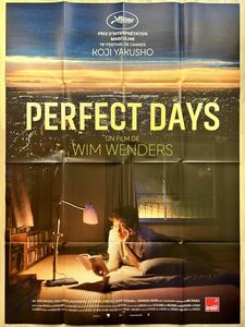 「PERFECT DAYS 」(2023) 映画ポスター　FR版　オリジナルポスター　フランス版ポスター　大型版　ヴィム・ヴェンダース監督　役所広司