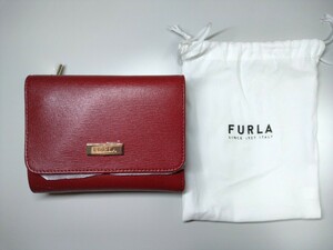 ★新品未使用★ FURLA フルラ 小銭入れ付き 3つ折り財布 アメリカアウトレット店購入品 春財布にオススメ！