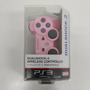 [未開封品] DUALSHOCK3 デュアルショック3 ワイヤレスコントローラー PlayStation3 キャンディピンク 純正品 CECHZC2J