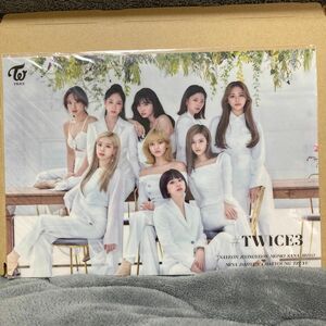 A4クリアポスター TWICE 「CD #TWICE3」 TSUTAYA購入特典