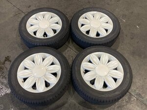 PIAA FULALA ホイール４本 タイヤ付き 15インチ 5j+45 100/4Ｈ YOKOHAMA BluEarth 175/65R15　(F6-123 110106)