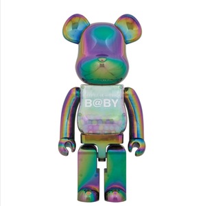 MEDICOM TOY BE@RBRICK MY FIRST B@BY CLEAR BLACK CHROME Ver. 1000％ メディコムトイ ベアブリック マイファースト 未使用