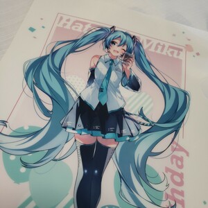 初音ミク HAPPY 16TH BIRTHDAY×LOWSON クリアファイル