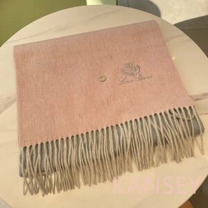 未使用 ロロピアーナ　マフラー　ストール グラデーション　 Loro Piana カシミア100％ ピンク