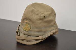 ★R-043652　当時物　大日本帝国海軍　旧日本海軍　略帽(軍帽、帽子、三種士官)