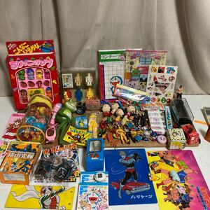 当時物/おもちゃ/まとめ売り/ちびまる子ちゃん/仮面ライダー/鉄人28号/ヤッターマン/キャラクター/ソフビ/超合金/昭和レトロ/現状品/