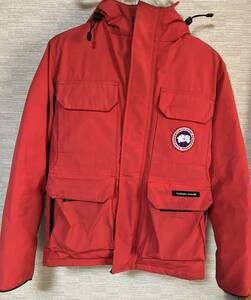 【★5000円スタート】　CANADAGOOSE カナダグース　CITADEL シタデル　　ダウンジャケット　 レッド　サイズ M/M