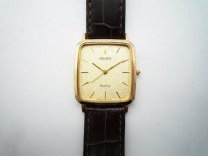 ★【難あり】 SEIKO セイコー ドルチェ 8N41-5040 10KT クオーツ 不動★/H