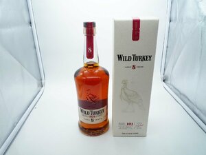 1★【未開封】WILD TURKEY ワイルドターキー 8年 101 プルーフ バーボン ウイスキー 700ml 50.5％ 箱付き BOURBON WHISKEY U.S★/H