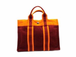 ◇【美品】 Hermes エルメス フールトゥ PM フレンチ フェスティバル ハワイ 2002 限定モデル トートバッグ レディース◇/M