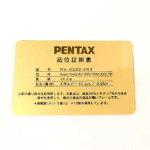 眼鏡フレーム 純金 PENTAX _画像6