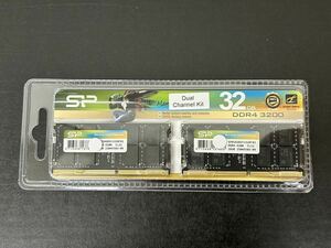 シリコンパワー ノートPC用メモリ DDR4-3200 (PC4-25600) 16GB×2枚 (32GB) 260Pin 1.2V CL22 新品未使用　同一品　複数出品中