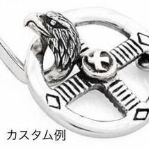 シルバー925 イーグルフック 丸カン ワシ 鷲 オリジナル ネックレス チェーン インディアンジュエリー カスタム Sterling silver 925_画像3