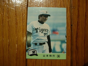 【T】カルビー　プロ野球カード　'84 No.548 山本和行 阪神タイガース