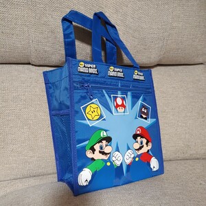 【新品/未使用】New Super Mario Bros./ニュースーパーマリオブラザーズ★BAG/バック★サイズ 横:24cm 縦:26cm★送料格安 3cm以内で発送可 