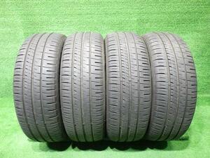 中古 ダンロップ タイヤ 夏 205/55R16 4本 2021年 EC204