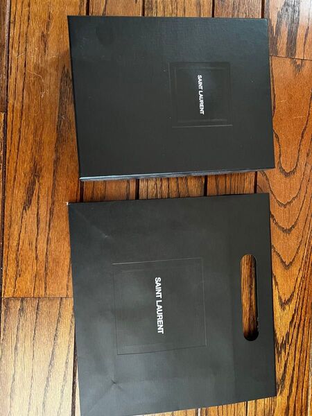 SAINT LAURENTサンローラン バック箱 布製保存袋 ショッパー3点