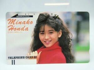 ◎本田美奈子 テレホンカード 50度 未使用品 テレカ 長期個人保管品 現状品