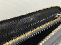 プラダ 財布 長財布　PRADA ラウンドファスナー　ラウンドジップ　中古　美品　グッズ　ウォレット レザー　革　イタリア製_画像6