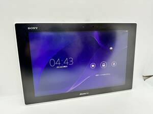 ◇SONY Xperia Z2 Tablet SO-05F docomo Android ホワイト 判定〇 アンドロイド タブレット 通電〇