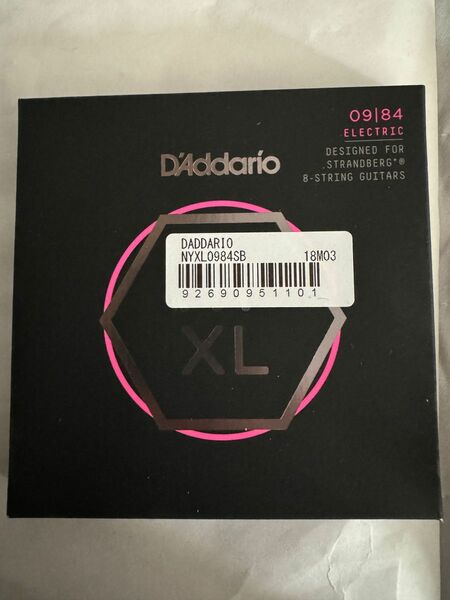 D’Addario NYXL strandberg* Custom Light 8弦 09-84 NYXL0984 ダダリオ