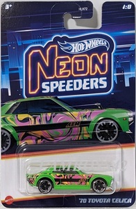 Neon Speeders #1/8 ホットウィール '70 Toyota Celica 70 トヨタ セリカ Hot Wheels ネオン スピーダーズ 2 NEW 日本未発売