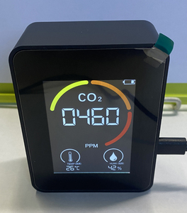 ＜内蔵バッテリー無・ACアダプター無＞二酸化炭素 濃度計 co２ 計測器 検測 センサー 空気質 検知器 温度 湿度 品質 測定