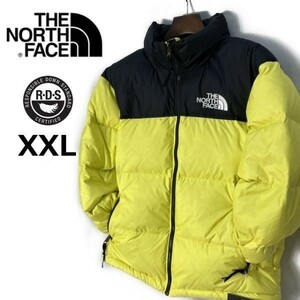 1円～!売切!【正規新品】THE NORTH FACE◆1996 RETRO NUPTSE JACKET ダウンジャケット ヌプシ US限定 RDS認証 パッカブル(XXL)黄190122-160