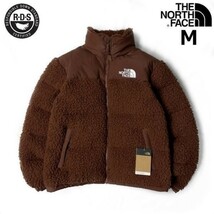 1円～!売切!【正規新品】THE NORTH FACE SHERPA NUPTSE JACKET ダウンジャケット ヌプシ モコモコ シェルパフリース ボア(M)茶 190122-175_画像2