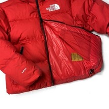 1円～!売切!【正規新品】THE NORTH FACE◆REMASTERED NUPTSE JACKET ダウンジャケット ヌプシ US 軽量 2022-23AW 入手困難(XL)赤190122-250_画像7