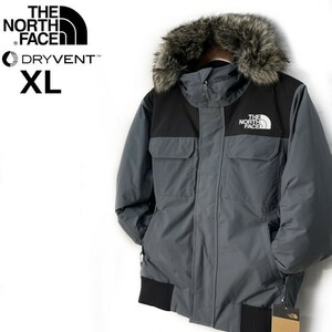 1円～!売切!【正規新品】THE NORTH FACE◆MCMURDO BOMBER JACKET マクマードボンバー ダウンジャケット US 防寒 新作(XL)グレー 190122-175