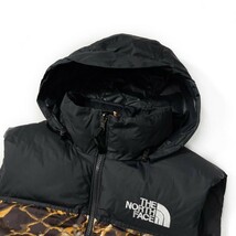 1円～!売切!【正規新品】THE NORTH FACE◆1996 RETRO NUPTSE VEST ダウンベスト ヌプシ US限定 2023最新 パッカブル(M)茶 総柄 190122-115_画像5