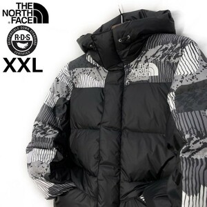 1円～!売切!【正規新品】THE NORTH FACE◆HIMALAYAN DOWN PARKA ヒマラヤンパーカー ダウン 激レア USモデル RDS(XXL)黒 総柄 190122-190