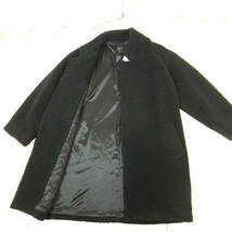 未使用タグ付き42120円 Munich シープボアスタンドテイラーカラーコート 黒 Sサイズ ミューニック ブラック ジャケットアウターレディース_画像9