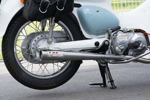  Cub SP Classic muffler MINIMOTO эмблема есть [ Minimoto ][minimoto][ Honda 4mini][ touring ][ custom ]