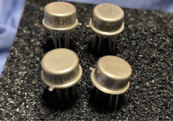 ナショセミ製 電圧コンパレータ LM311H 4 個セット