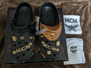 MCM x CROCS メガクラッシュ クロッグ ベルトバッグ ブレスレット付き　サイズ27cm M9US