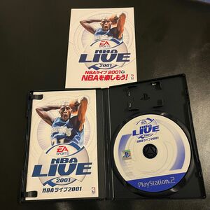 NBA LIVE2001 PS2 ソフト　バスケ　説明書付き　動作確認済み