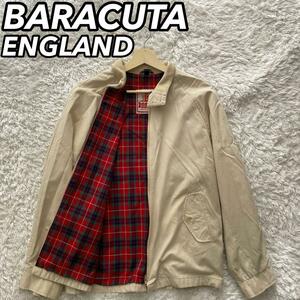 BARACUTA バラクータ イングランド製 ブルゾン G9 ハリントンジャケット スイングトップ スウィング ジッパー クリーム S ドリズラー