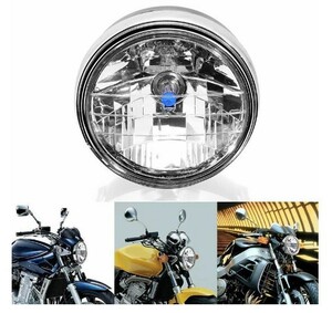 ☆スタイリッシュ☆ 純正 タイプ マルチリフレクター ヘッドライト 180mm カスタム バイク 汎用 社外 CB400SF XJR 400/1200/1300 RZ☆