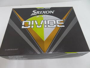 ダンロップ　スリクソン　Z-Star　Divide　イエロー/ホワイト　1ダース　新品　未使用　ゴルフボール　Srixon