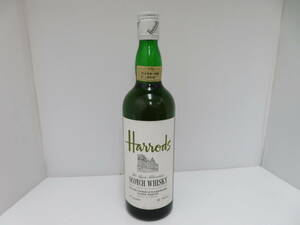 古酒　ハロッズ　4/5Quart　86Proof　スコッチ　ウイスキー特級　従価　未開栓　760ｍｌ　43％　Harrods