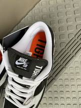 新品未使用 TIGHTBOOTH Nike SB Dunk Low Pro QS Black and White 28.5 US101/2 FD2629 100 ナイキ　ダンクSB タイトブース　国内正規品_画像4