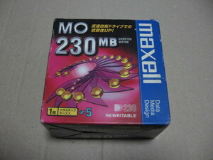 maxellmak cell Japan MO disk 230MB 5 sheets MA-M230.B1P5