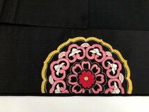 052778# 【1円～】華文織出し刺繍名古屋帯_画像9