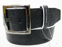 1円★MARK&LONAマーク&ロナ ミニスカルドットベルト Respectable Belt★Sサイズ★W70【MLW-ZL08】ブラック黒【本物保証】完売★金田久美子_画像1