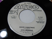 【7”】●白プロモ MONO● OTIS REDDING // WHITE CHRISTMAS / MERRY CHRISTMAS, BABY US盤 オーティス・レディング ホワイト・クリスマス_画像1