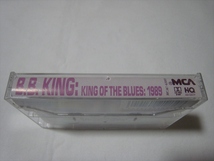 【カセットテープ】 B.B. KING / KING OF THE BLUES : 1989 US版 Ｂ．Ｂ．キング キング・オブ・ザ・ブルース：１９８９_画像3