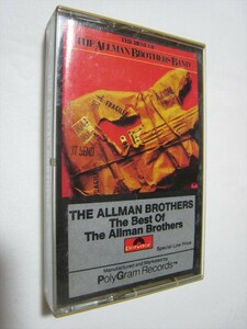 【カセットテープ】 THE ALLMAN BROTHERS BAND / THE BEST OF ALLMAN BROTHERS US版 オールマン・ブラザーズ・バンド ザ・ベスト